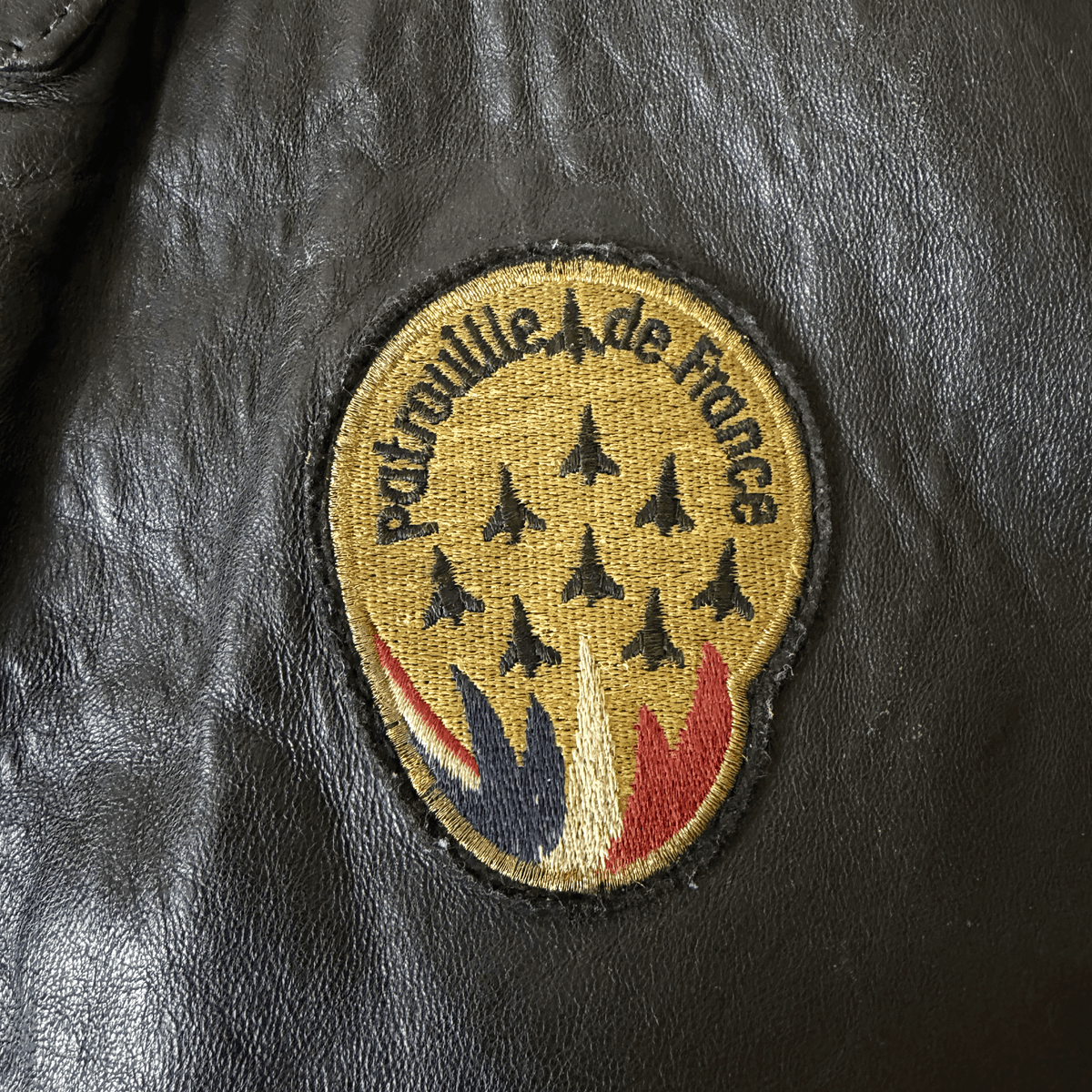 Avirex 1988 'Patrouille de France' A2 Leather Flight Jacket - S / M