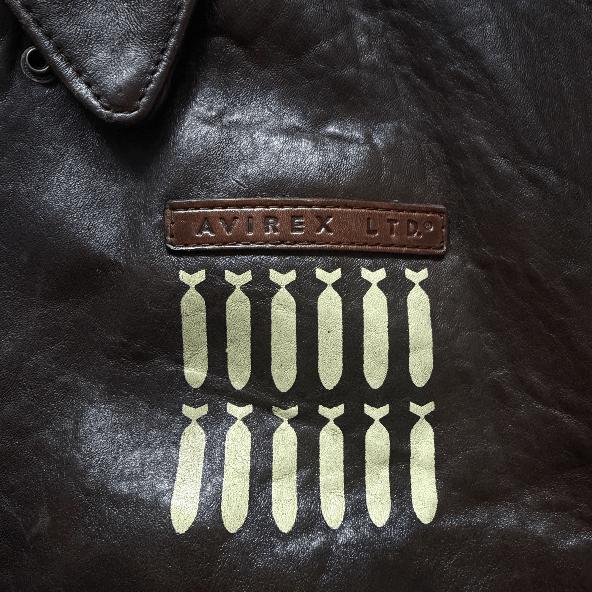 Avirex 'Wild Child' 1987 A2 Leather Flight Jacket - S / M