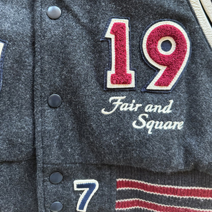 Champion 'Fair and Square Champion' Varsity Jacket - M