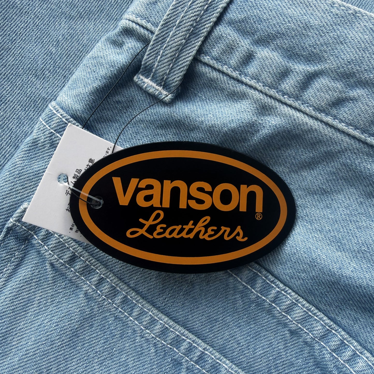 Vanson Leathers Bone Denim Shorts - W30"