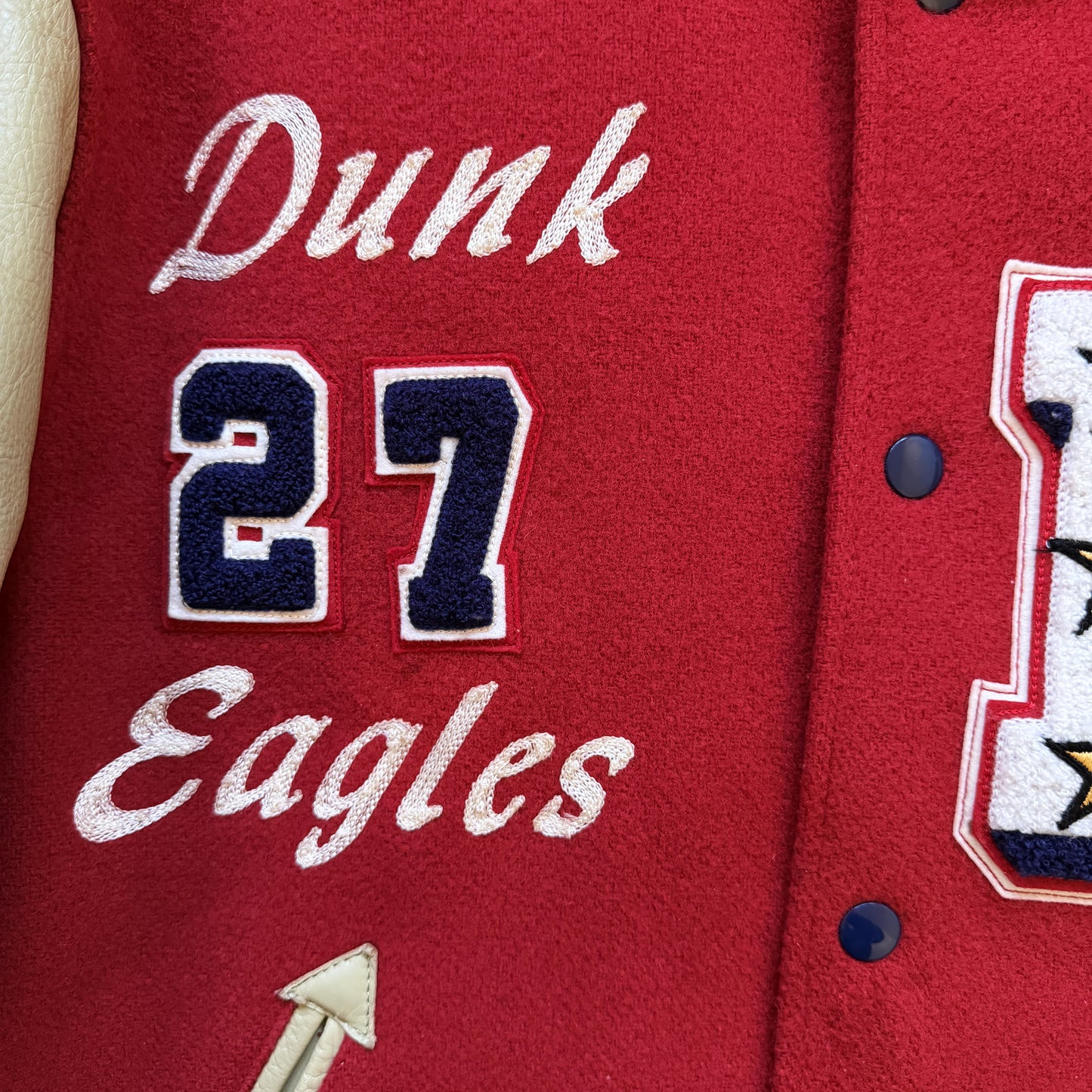 Whitesville 'Dunk Eagles' Varsity Jacket - XL