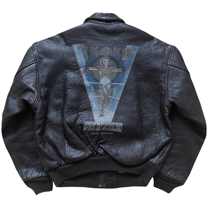 Avirex 'The K.O Kid' 1991 A2 Leather Flight Jacket - XS / S