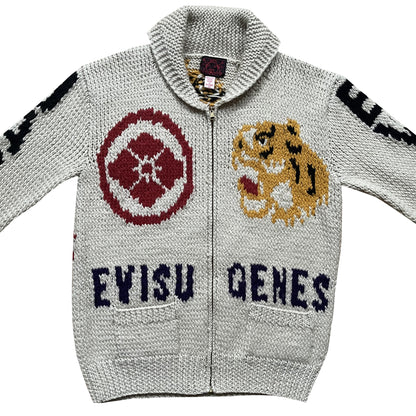 Evisu Genes Cowichan Knitted Cardigan - M