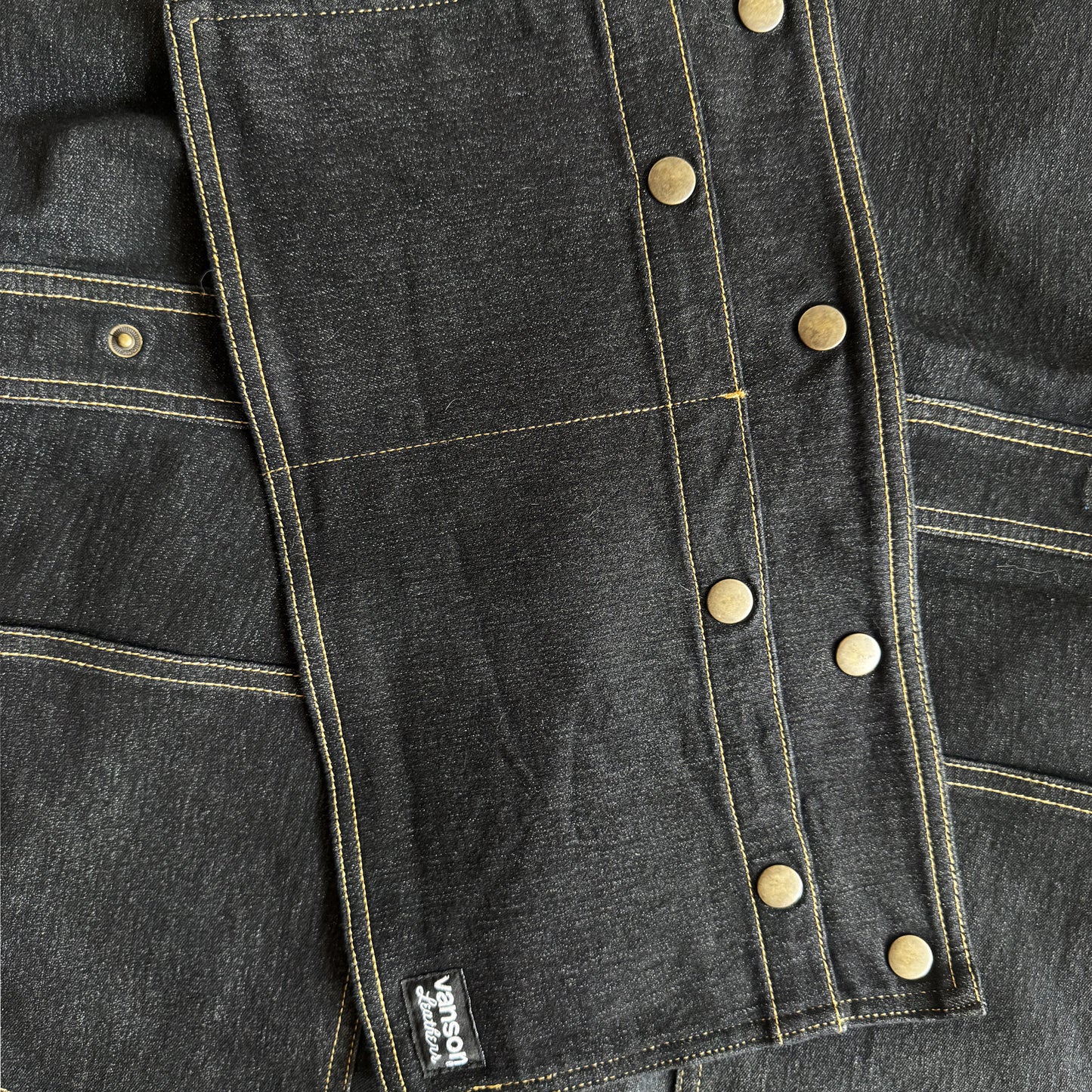 Vanson Leathers Denim Overalls - M