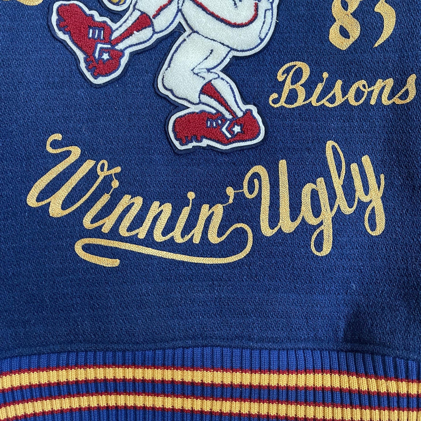 Whitesville 'Winning Ugly' Varsity Jacket - L