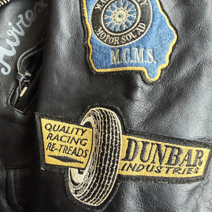 Avirex 'Jet City' Leather Biker Jacket - S/M