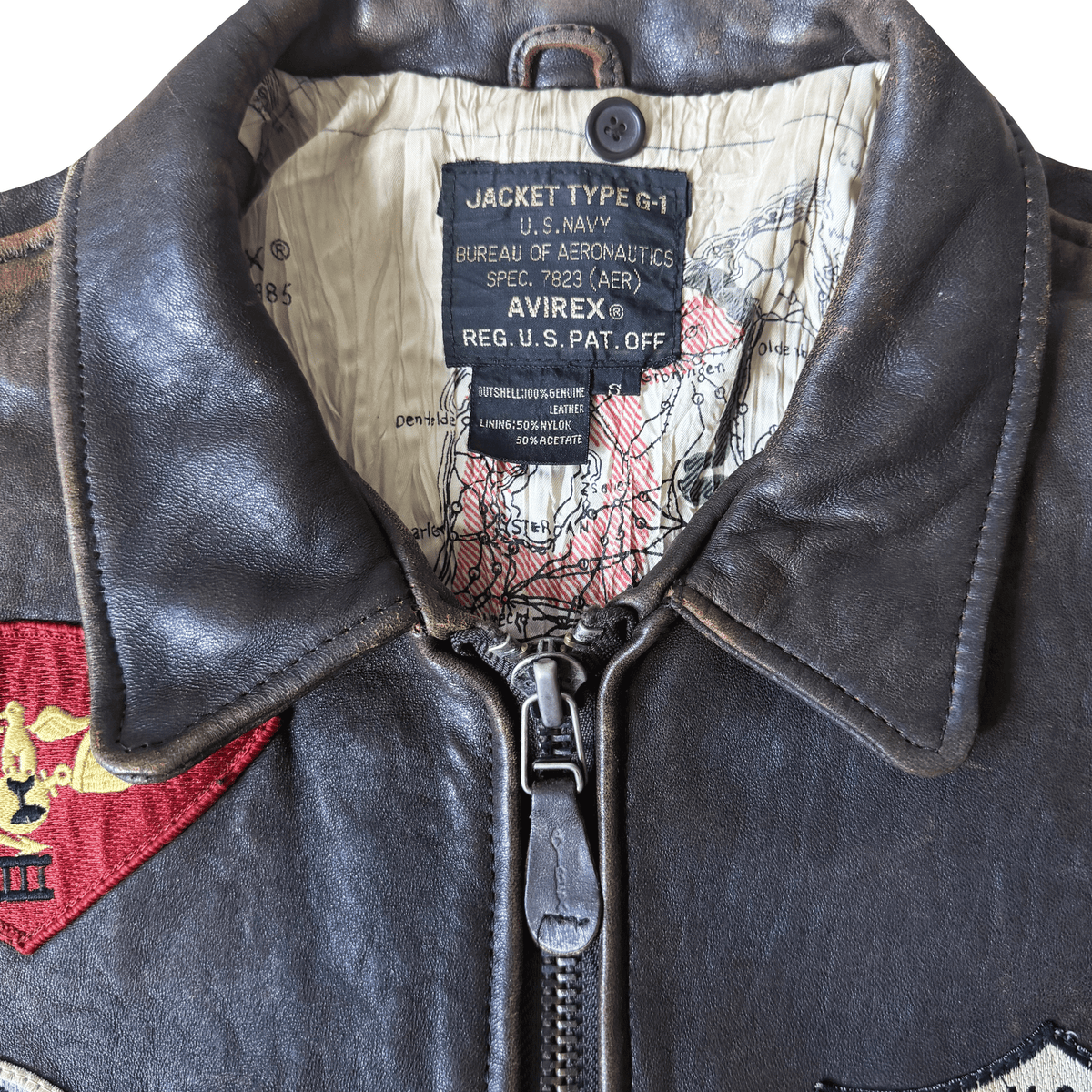 Avirex 1989 Top Gun G-1 Flight Jacket - S / M