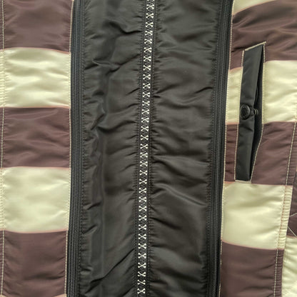 Vanson Leathers Striped Bomber Jacket