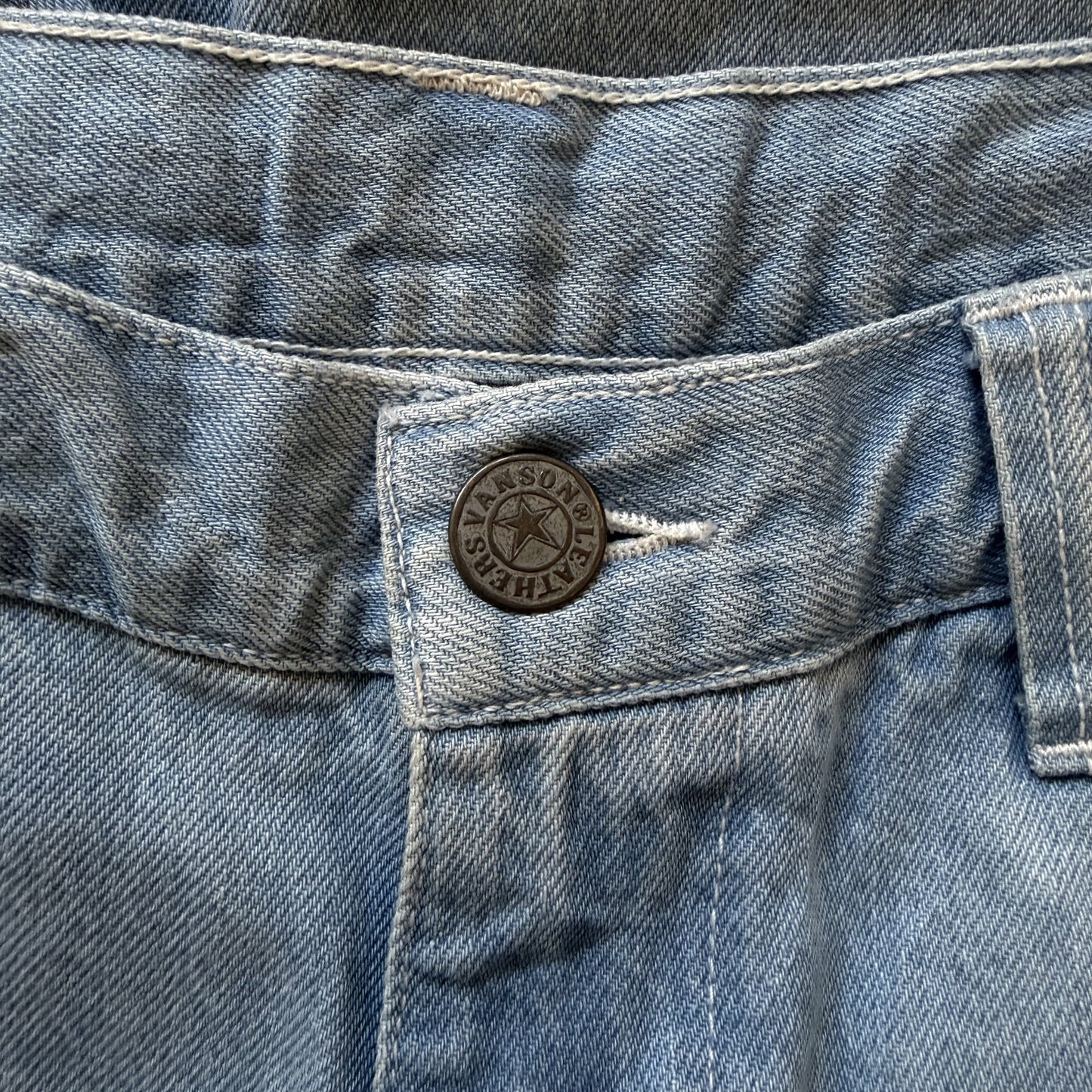 Vanson Leathers Bone Denim Shorts - W32"