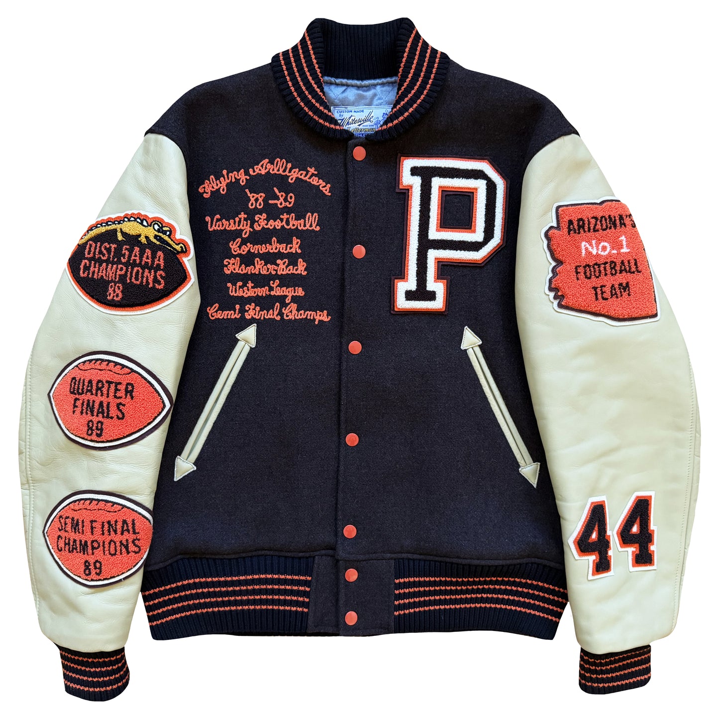 Whitesville 'Flying Alligators' Varsity Jacket - L