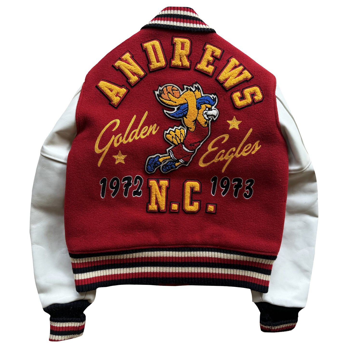 Whitesville 'Golden Eagles' Varsity Jacket - M