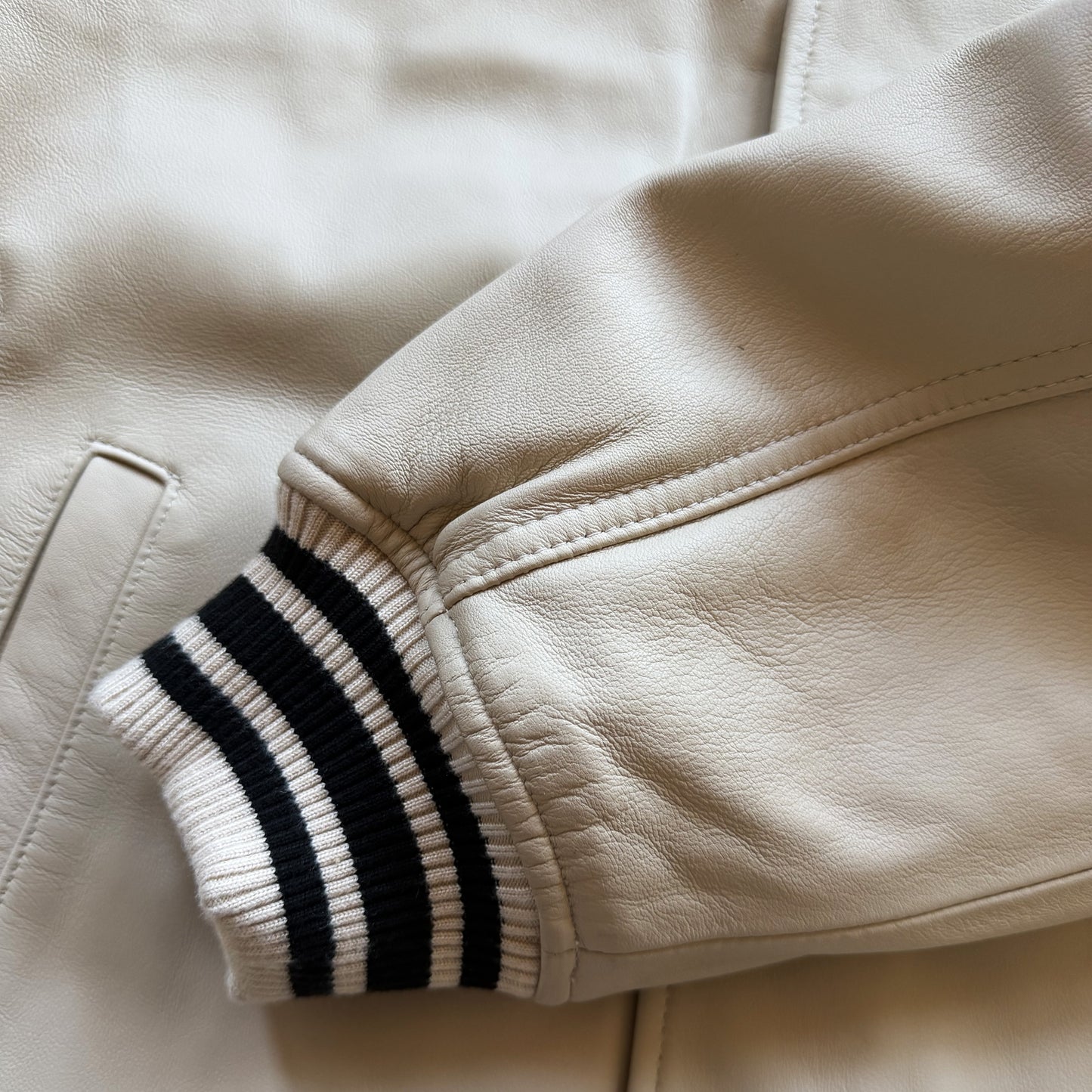 Avirex 'Speed Tigers' Leather Varsity Jacket - XL