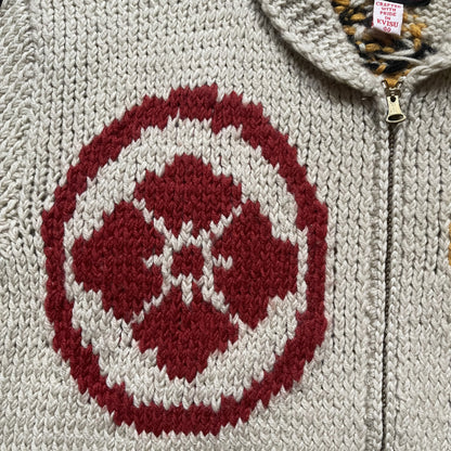 Evisu Genes Cowichan Knitted Cardigan - M