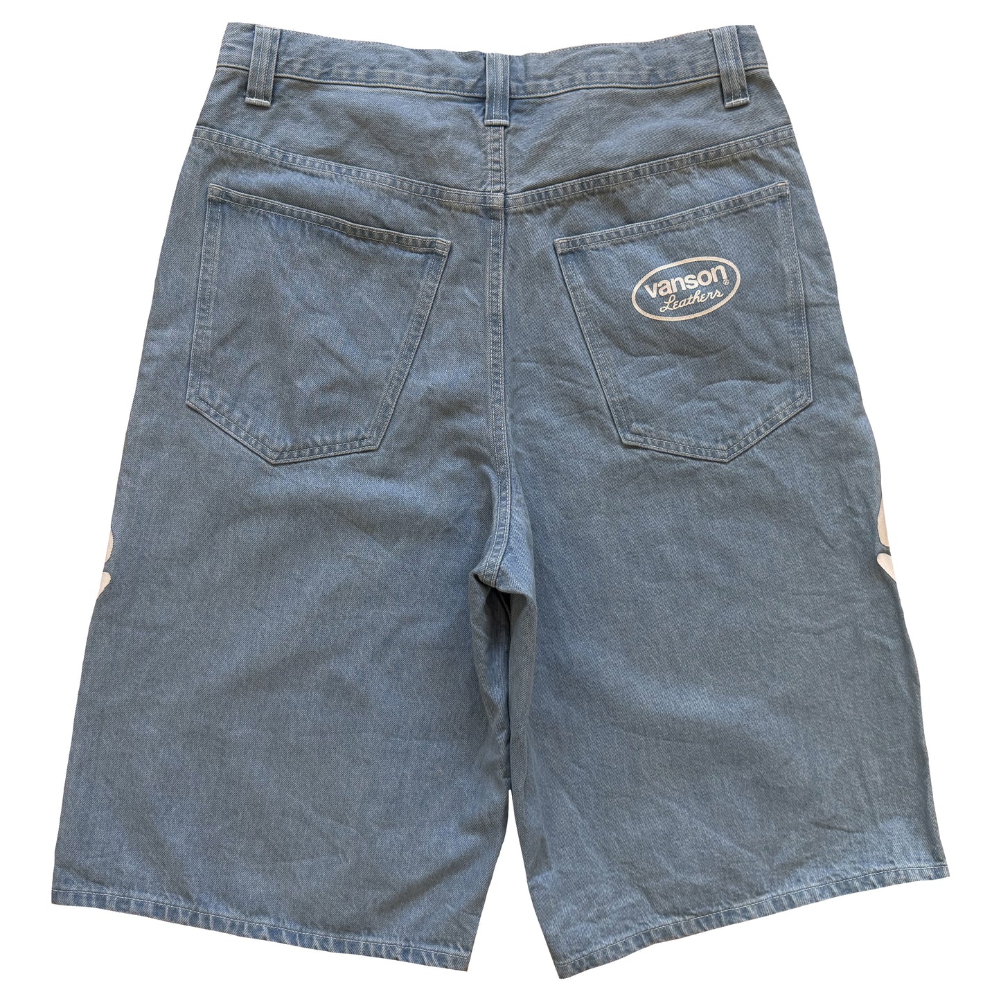 Vanson Leathers Bone Denim Shorts - W32"