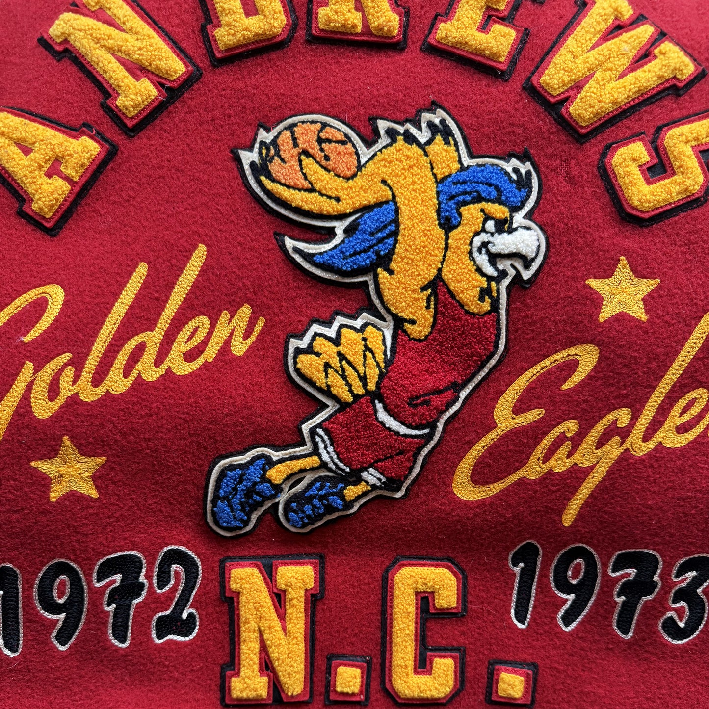 Whitesville 'Golden Eagles' Varsity Jacket - M