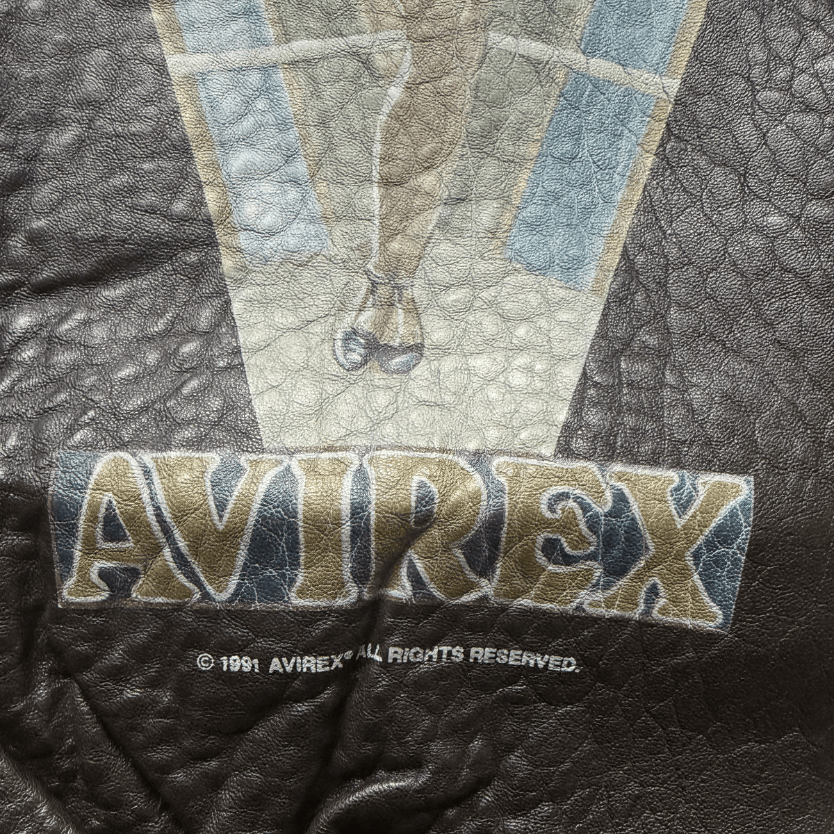 Avirex 'The K.O Kid' 1991 A2 Leather Flight Jacket - XS / S