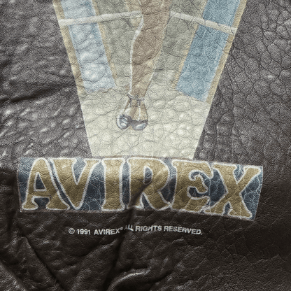 Avirex 'The K.O Kid' 1991 A2 Leather Flight Jacket - XS / S