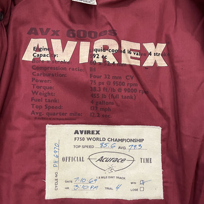 Avirex Daytona Leather Biker Jacket - L