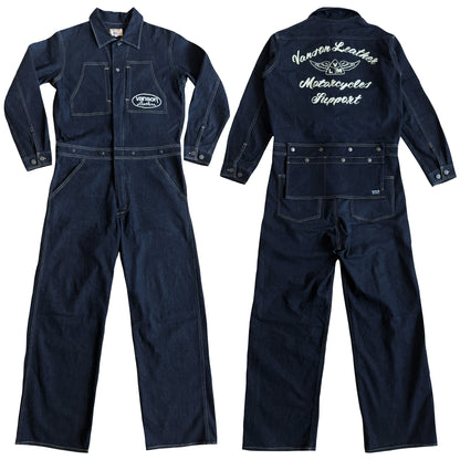 Vanson Leathers Denim Overalls - M