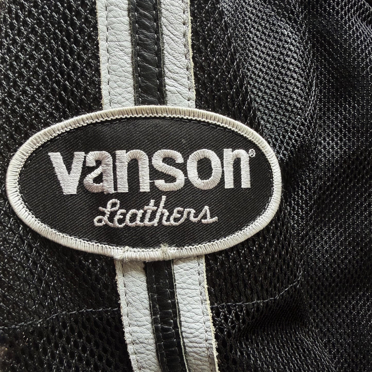 Vanson Leathers Motorcycle Mesh Racing Jacket - XL