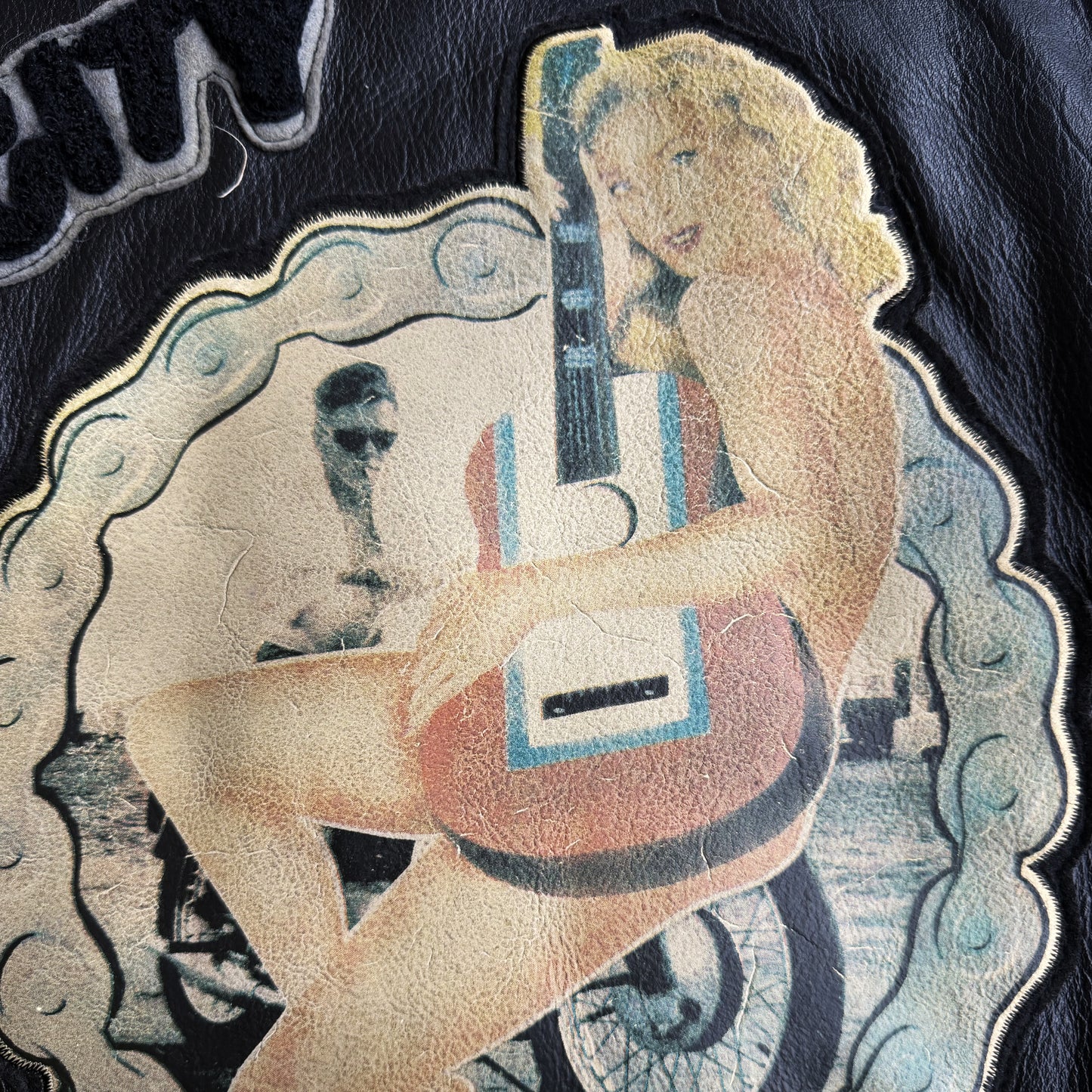 Avirex 'Jet City' Leather Biker Jacket - S/M