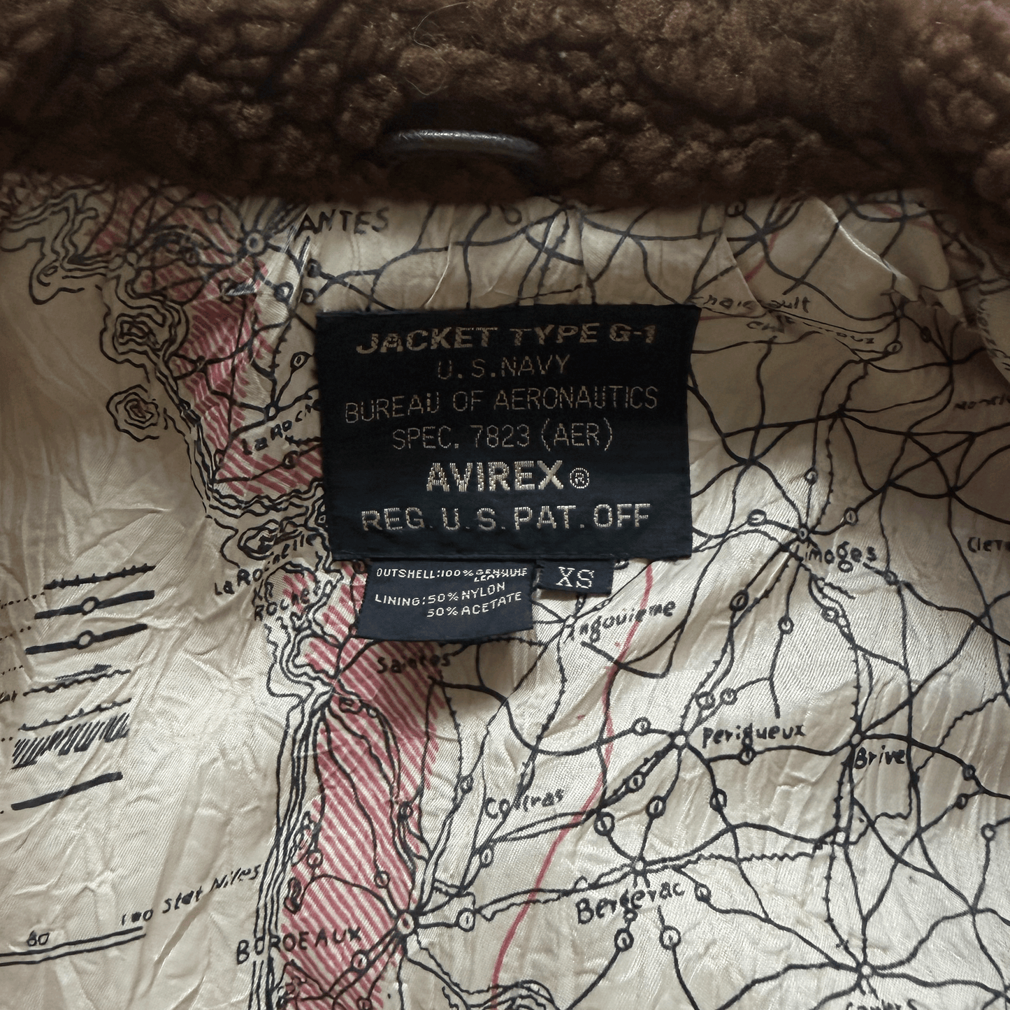 Avirex 1991 Top Gun G-1 Flight Jacket - XS/S