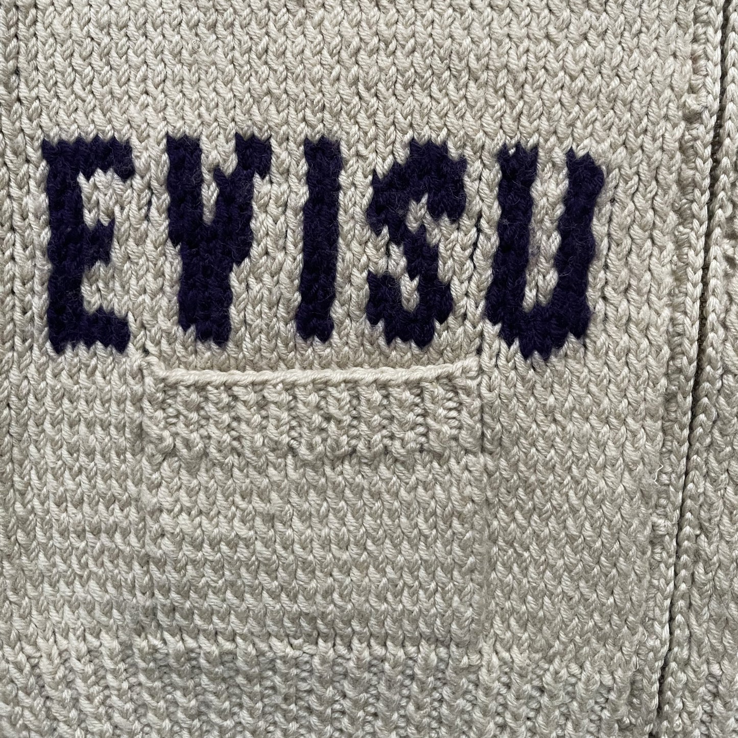 Evisu Genes Cowichan Knitted Cardigan - M