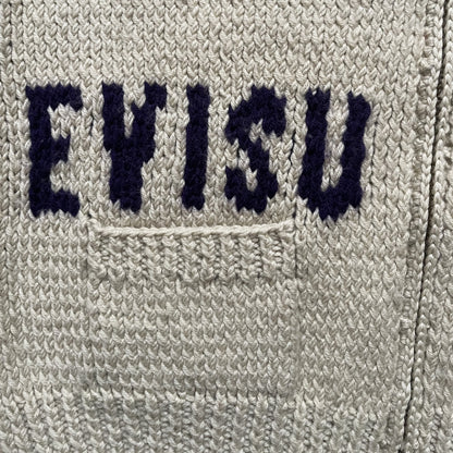 Evisu Genes Cowichan Knitted Cardigan - M