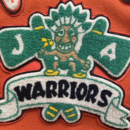 Style Eyes 'Warriors' Varsity Jacket - L