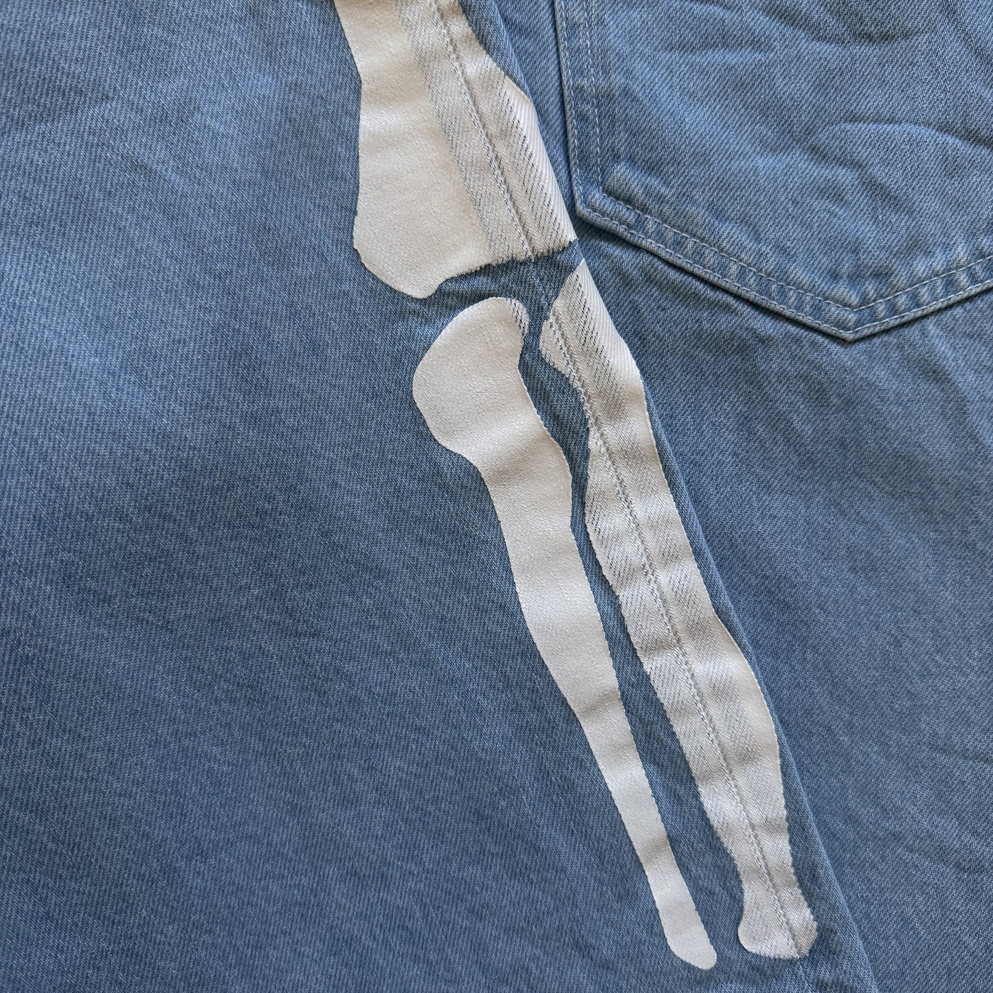 Vanson Leathers Bone Denim Shorts - W32"