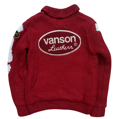 Vanson Leathers Skeleton Cowichan Jumper - M