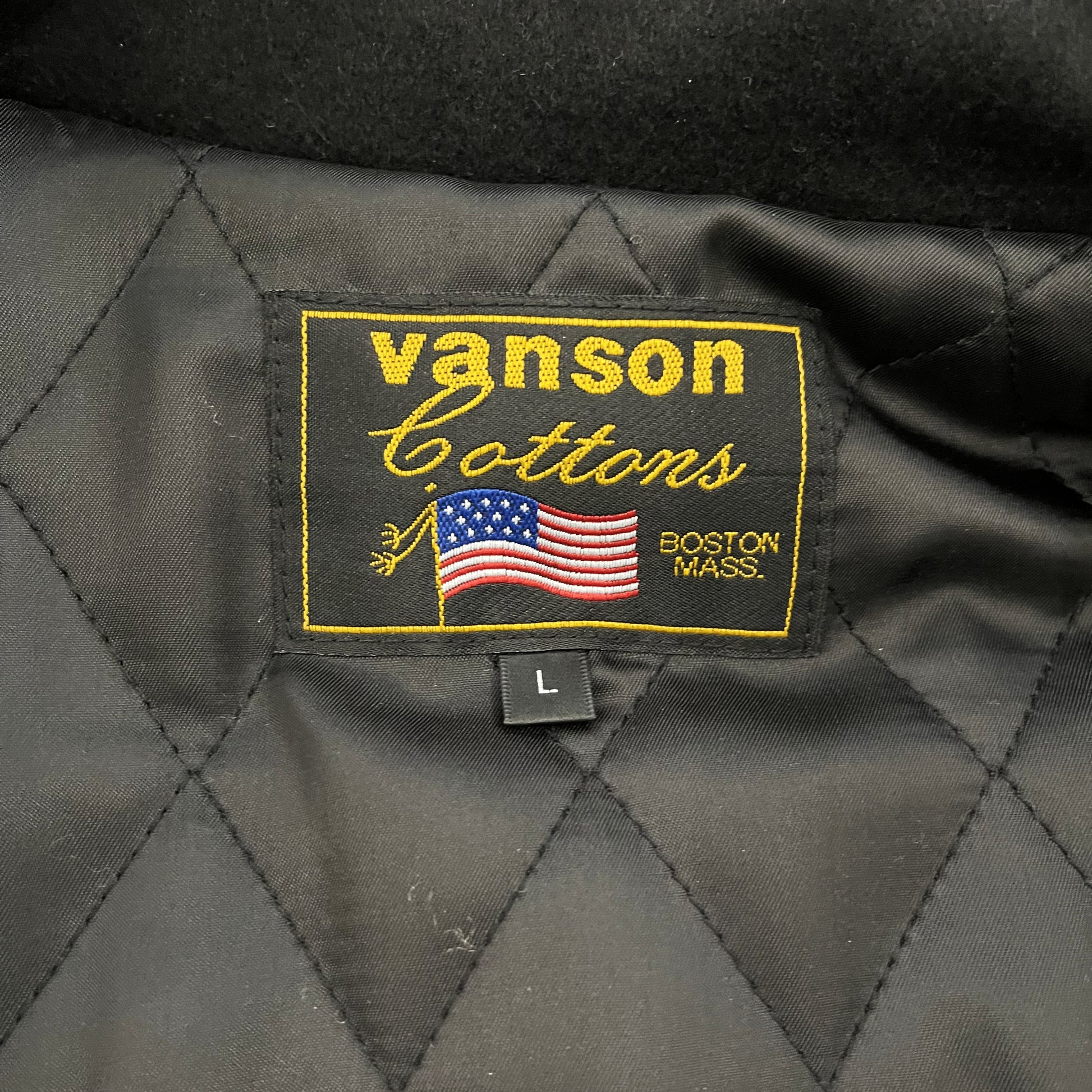 Vanson Wool Motorcycle Jacket