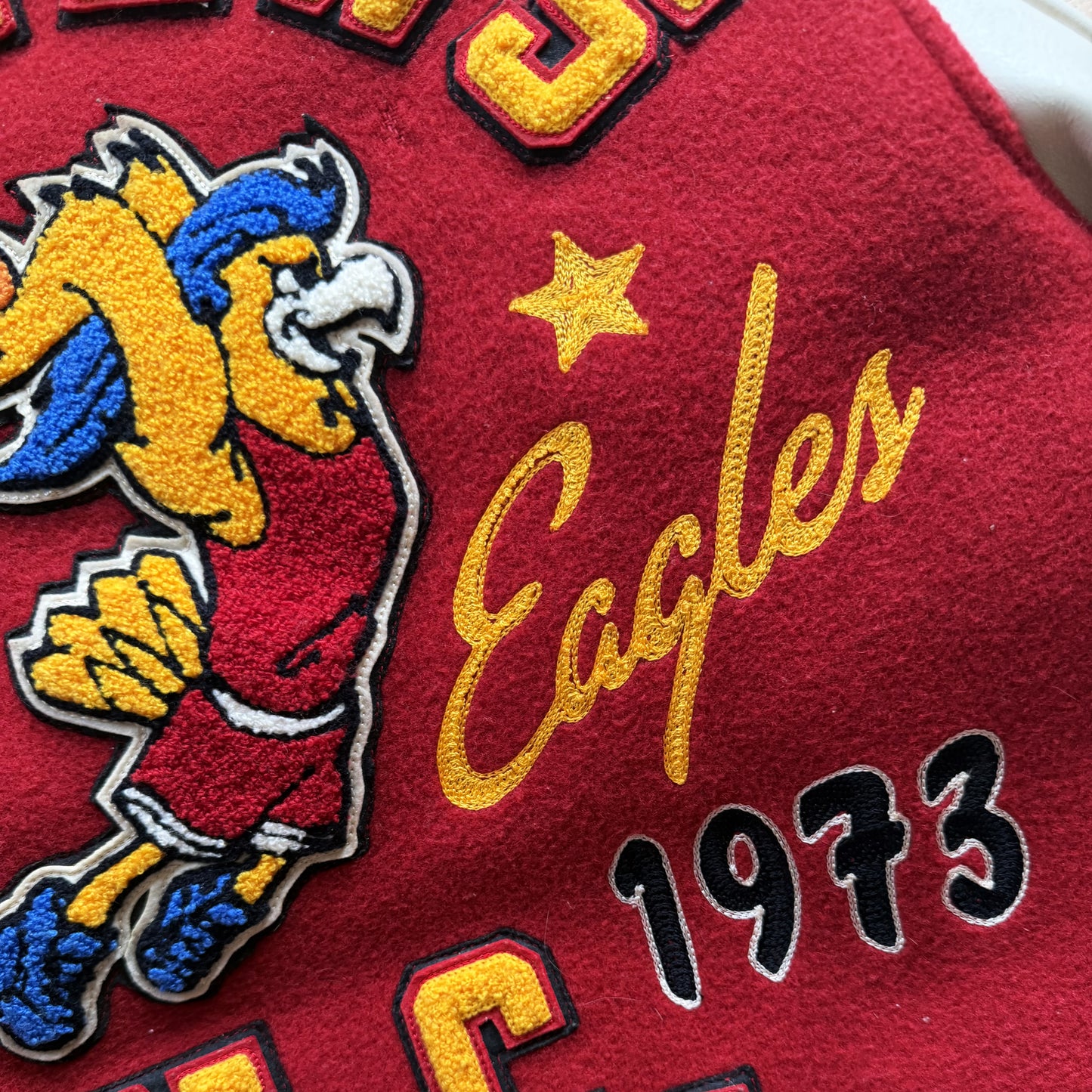 Whitesville 'Golden Eagles' Varsity Jacket - M