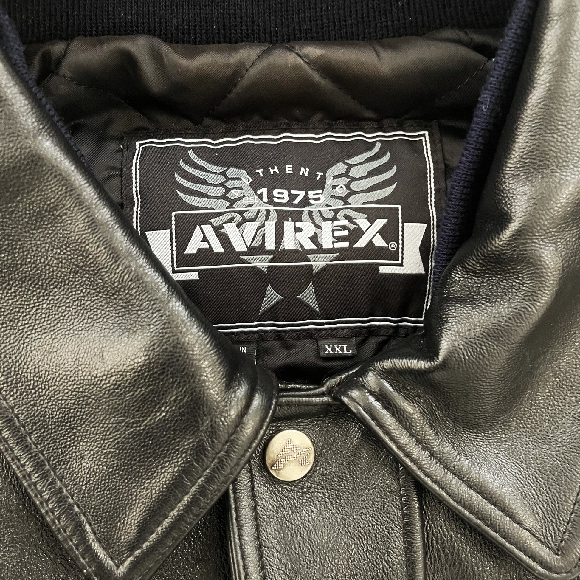 Avirex Leather Varsity Jacket