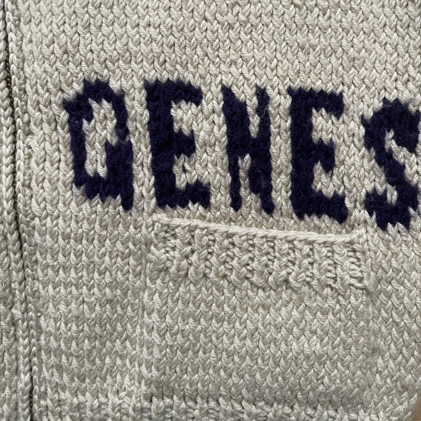 Evisu Genes Cowichan Knitted Cardigan - M