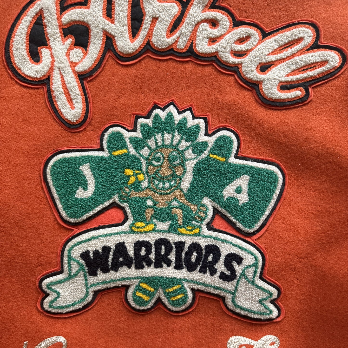 Style Eyes 'Warriors' Varsity Jacket - L