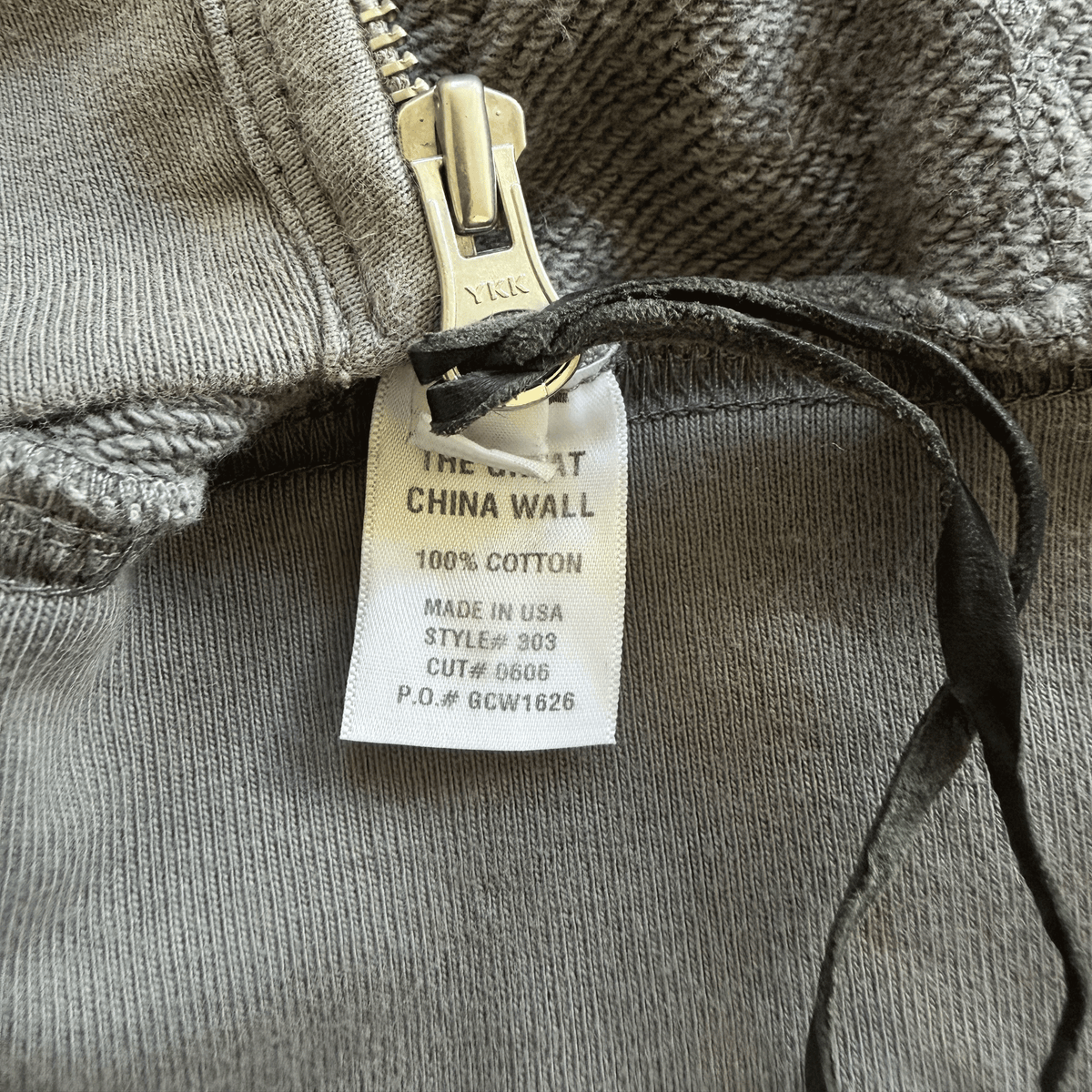 The Great China Wall 'Rocker' Sleeveless Hoodie - XS