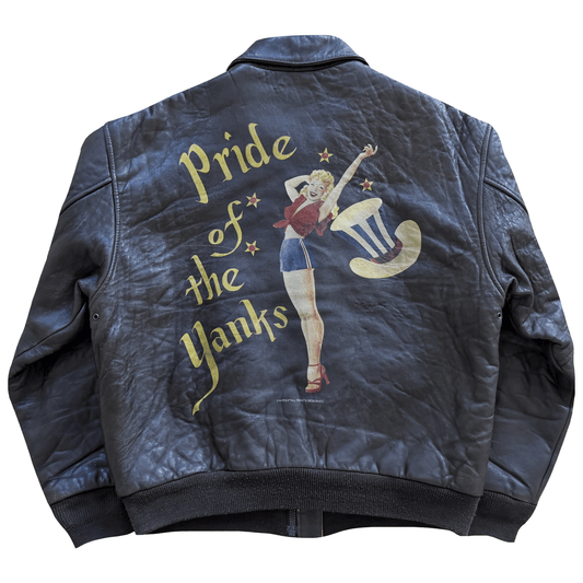 Avirex 'Pride of The Yanks' 90's A2 Leather Flight Jacket - S