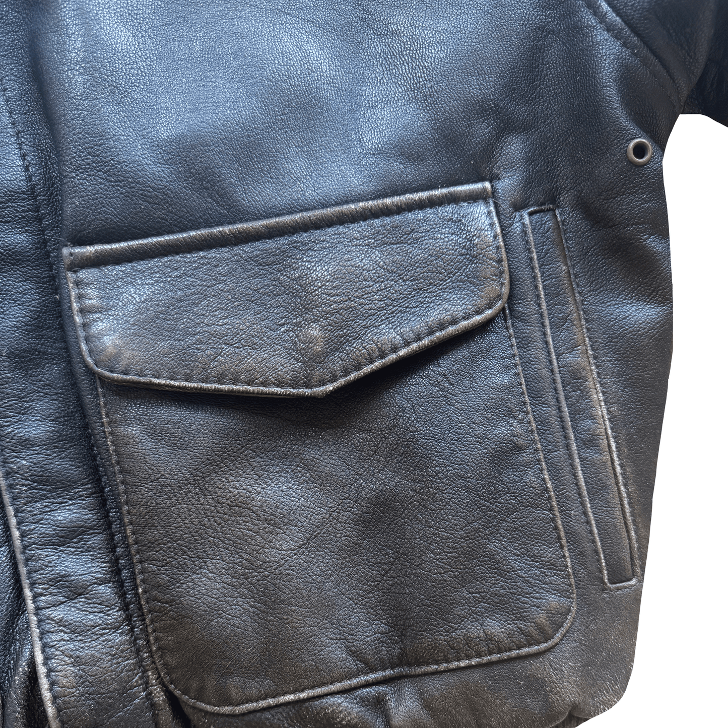 Avirex 1987 'Glen Miller's AAF Band' A2 Leather Flight Jacket - S / M