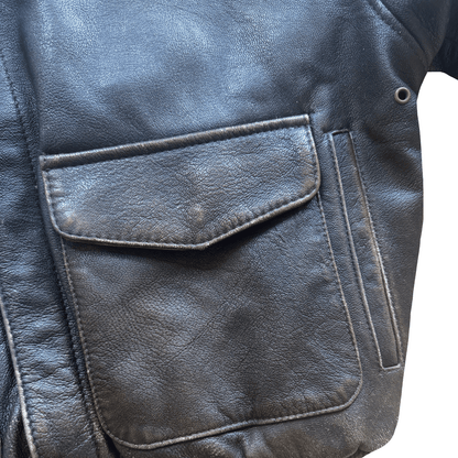 Avirex 1987 'Glen Miller's AAF Band' A2 Leather Flight Jacket - S / M