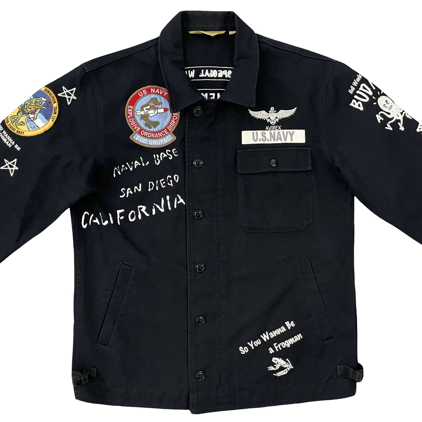 Avirex US Navy Seals Military Field Jacket - M