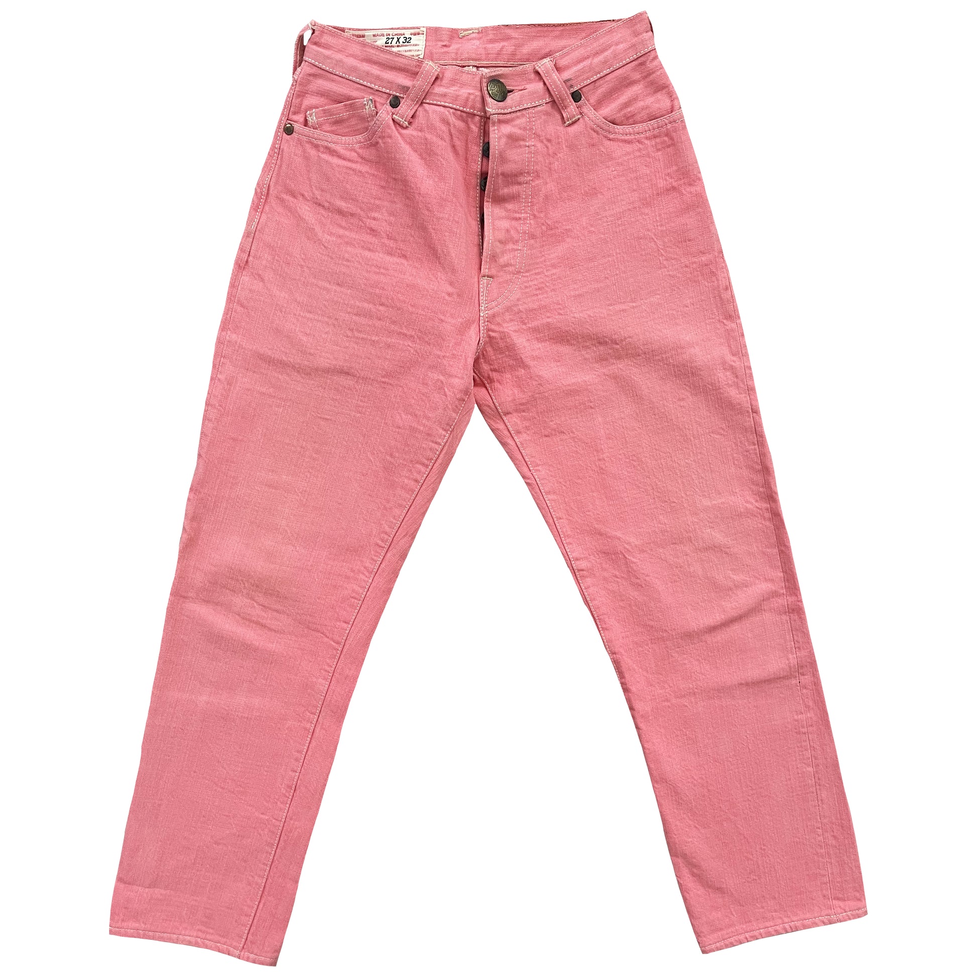Evisu Daicock Pink Jeans