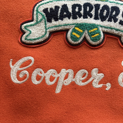 Style Eyes 'Warriors' Varsity Jacket - L