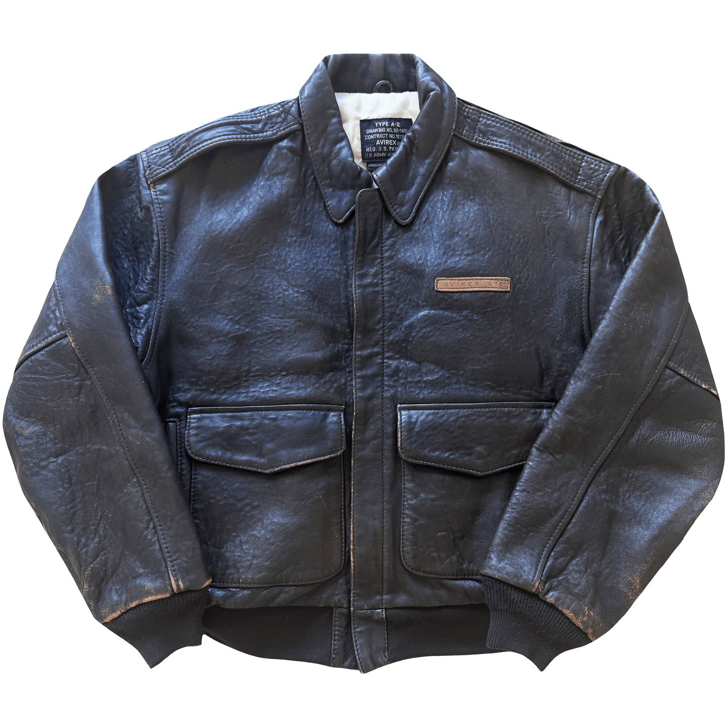 Avirex 'The K.O Kid' A2 Leather Flight Jacket - S / M