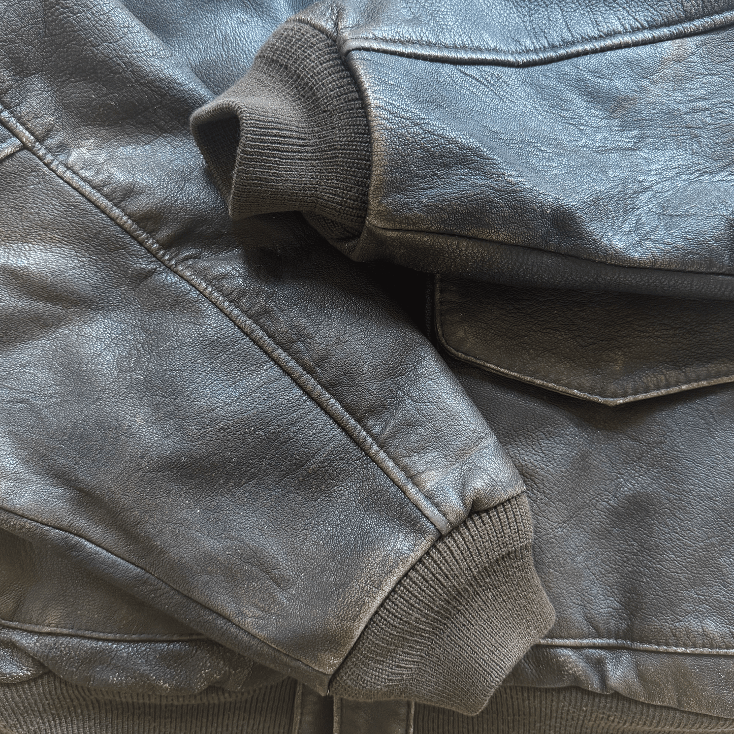Avirex 1987 'Glen Miller's AAF Band' A2 Leather Flight Jacket - S / M