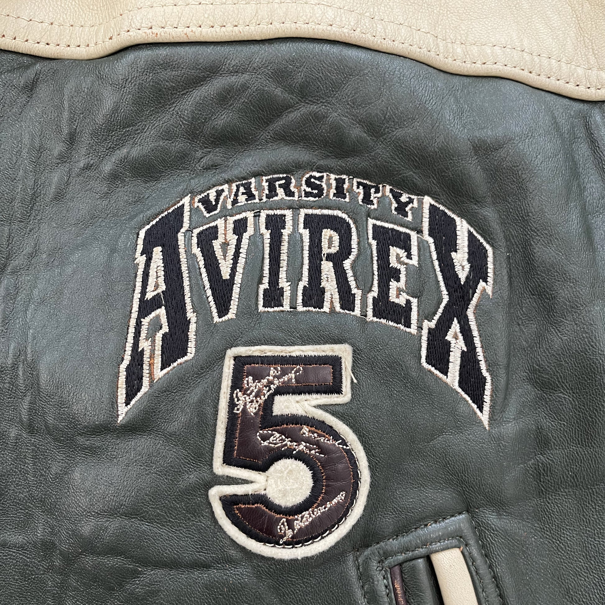 Avirex 1961 Northwest Wild Bears Leather Jacket 