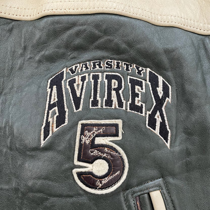 Avirex 1961 Northwest Wild Bears Leather Jacket 