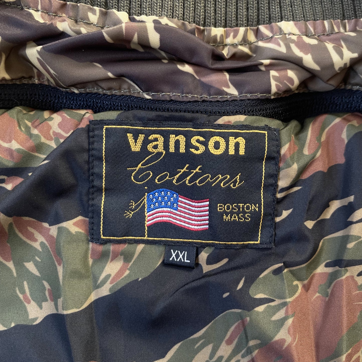 Vanson Leathers MA1 Bomber Jacket - XXL