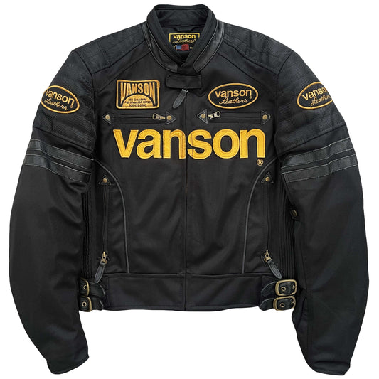 Vanson Leathers Motorcycle Mesh Racer Jacket