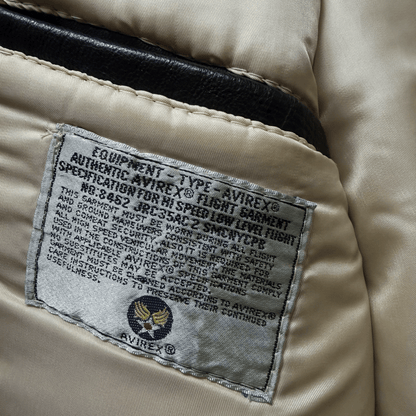 Avirex 'The K.O Kid' 1991 A2 Leather Flight Jacket - XS / S